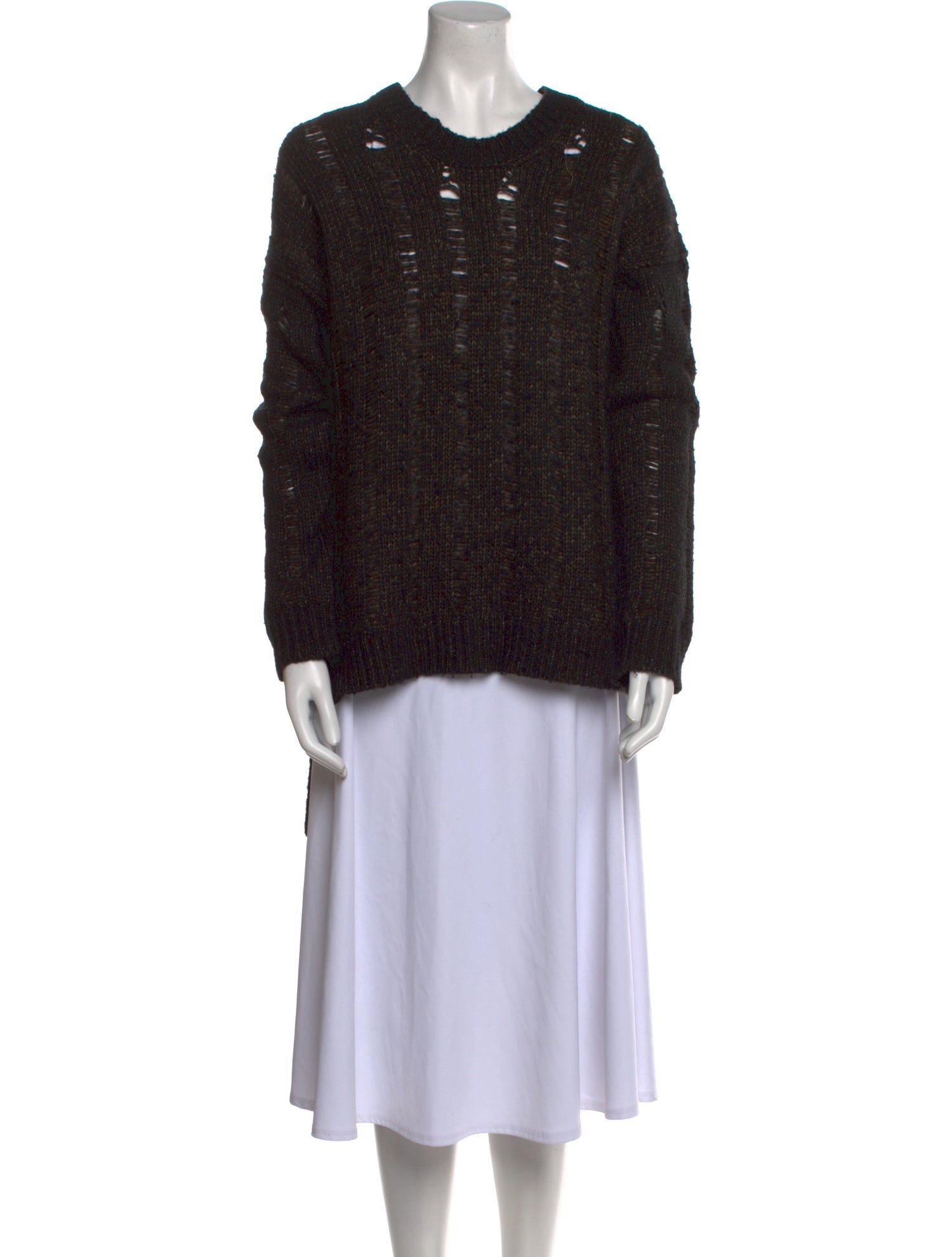 Uma Wang Scoop Neck Sweater