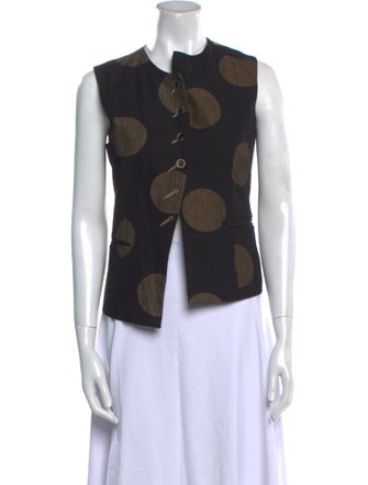 Uma Wang 2021 Polka Dot Print Vest