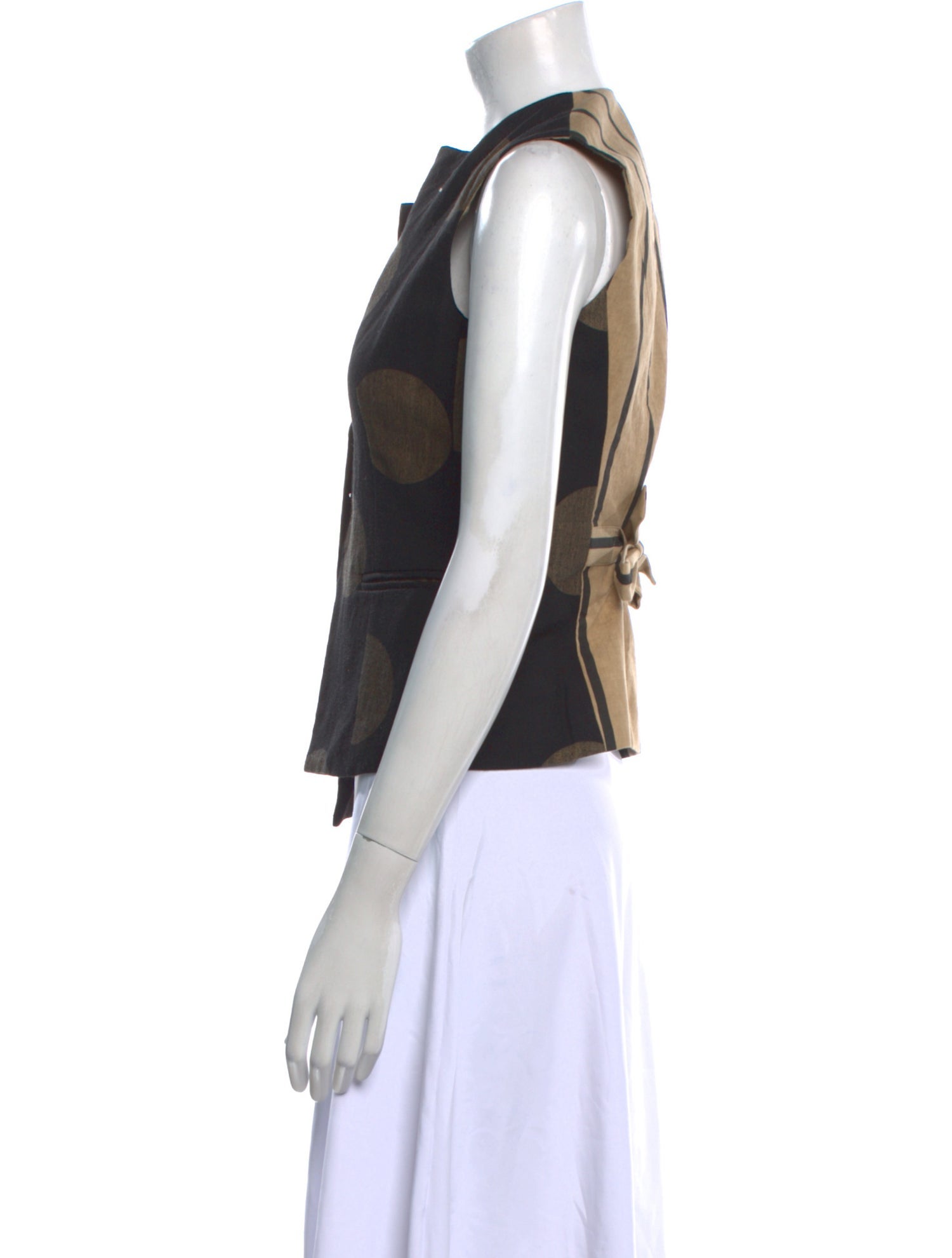 Uma Wang 2021 Polka Dot Print Vest