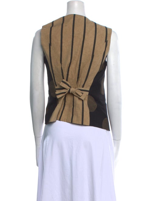 Uma Wang 2021 Polka Dot Print Vest