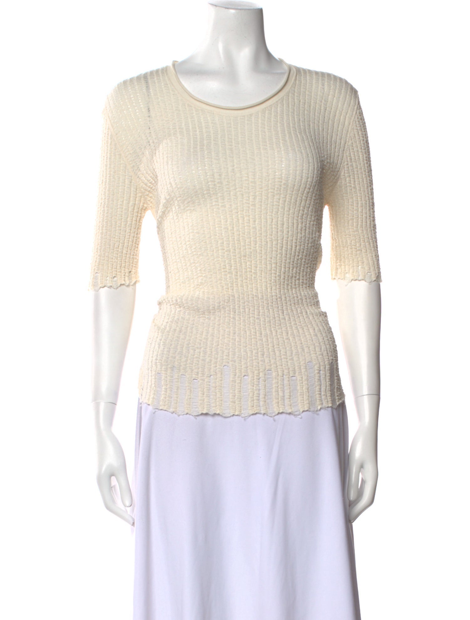 Uma Wang Scoop Neck Sweater