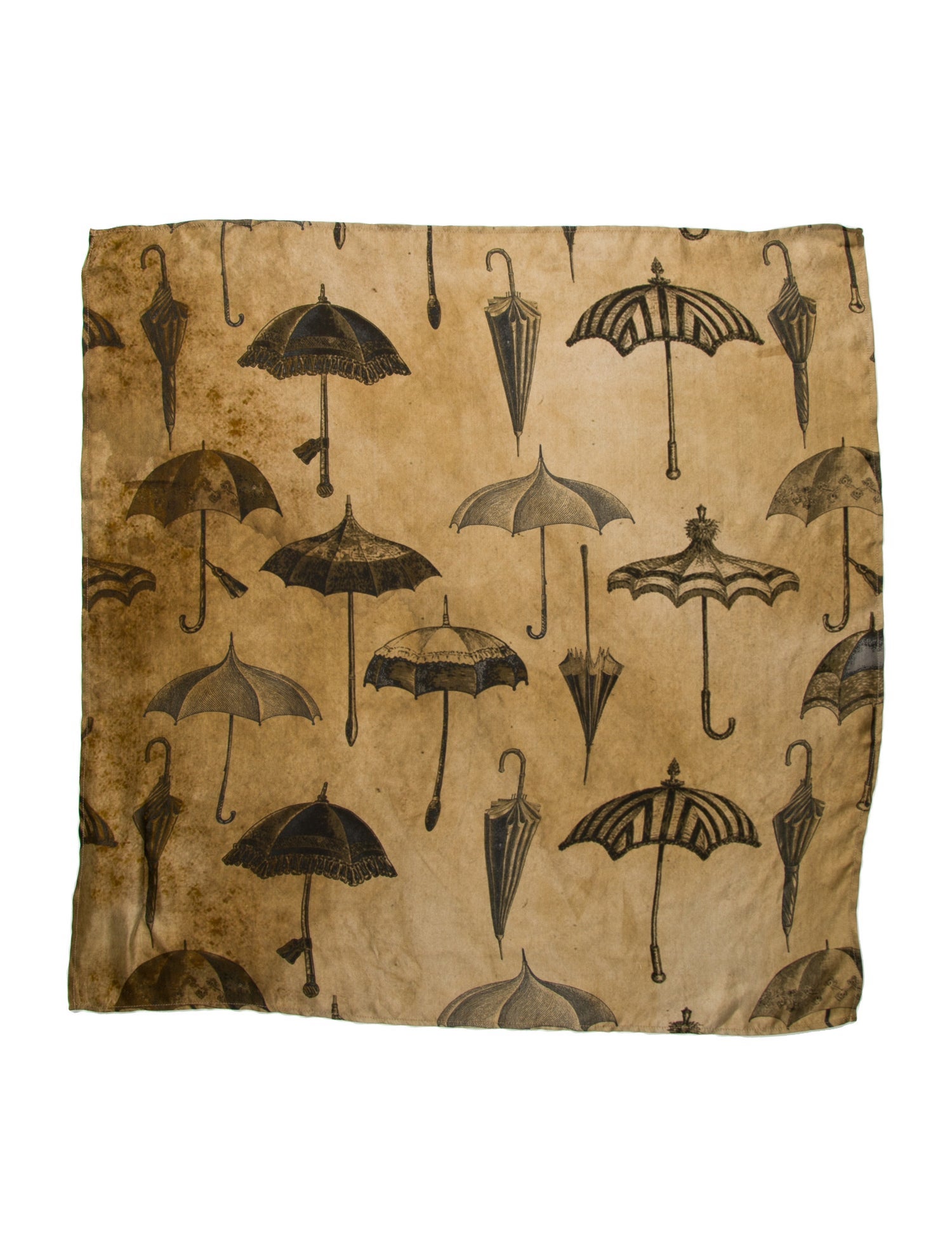 Uma Wang Silk Printed Scarf