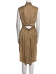 Uma Wang Linen Midi Length Dress