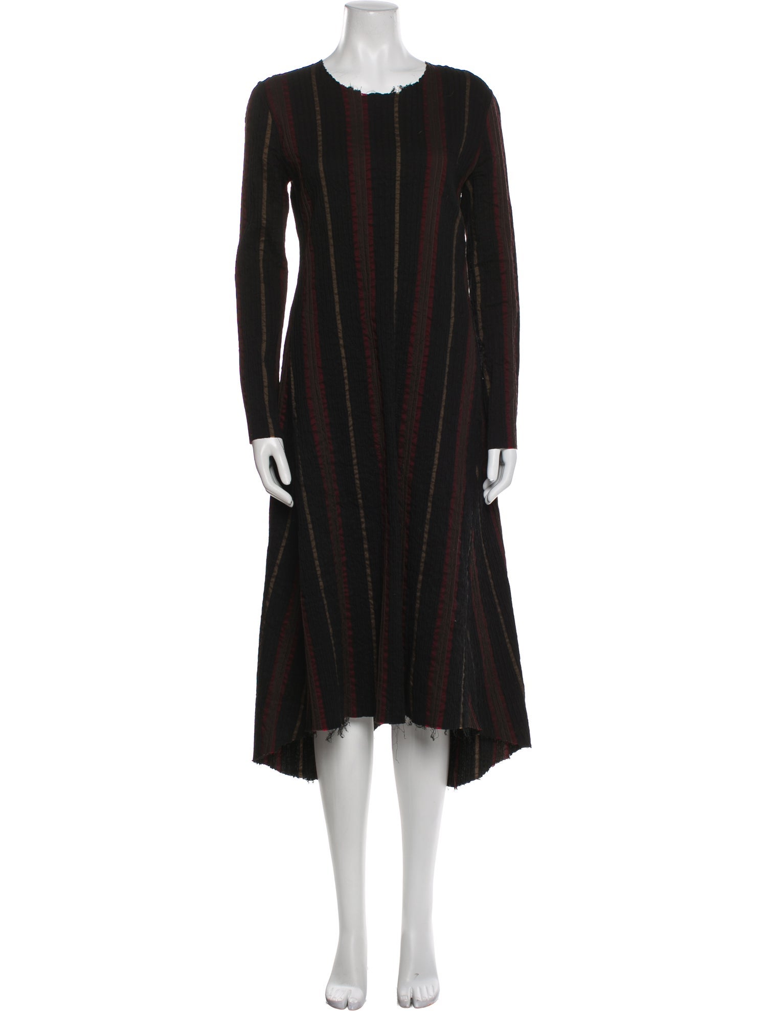 Uma Wang Crew Neck Long Dress