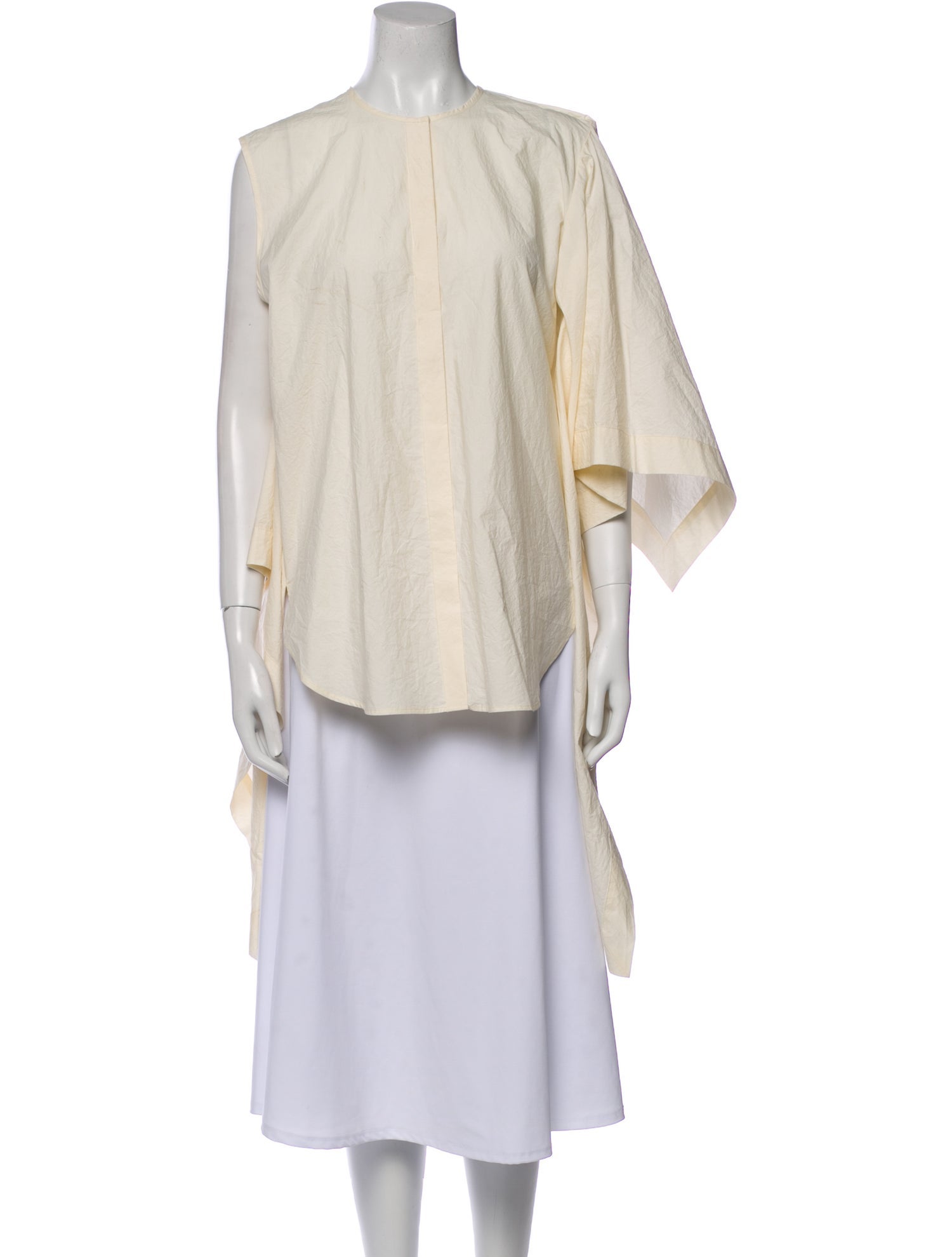 Uma Wang Bateau Neckline Three-Quarter Sleeve Tunic