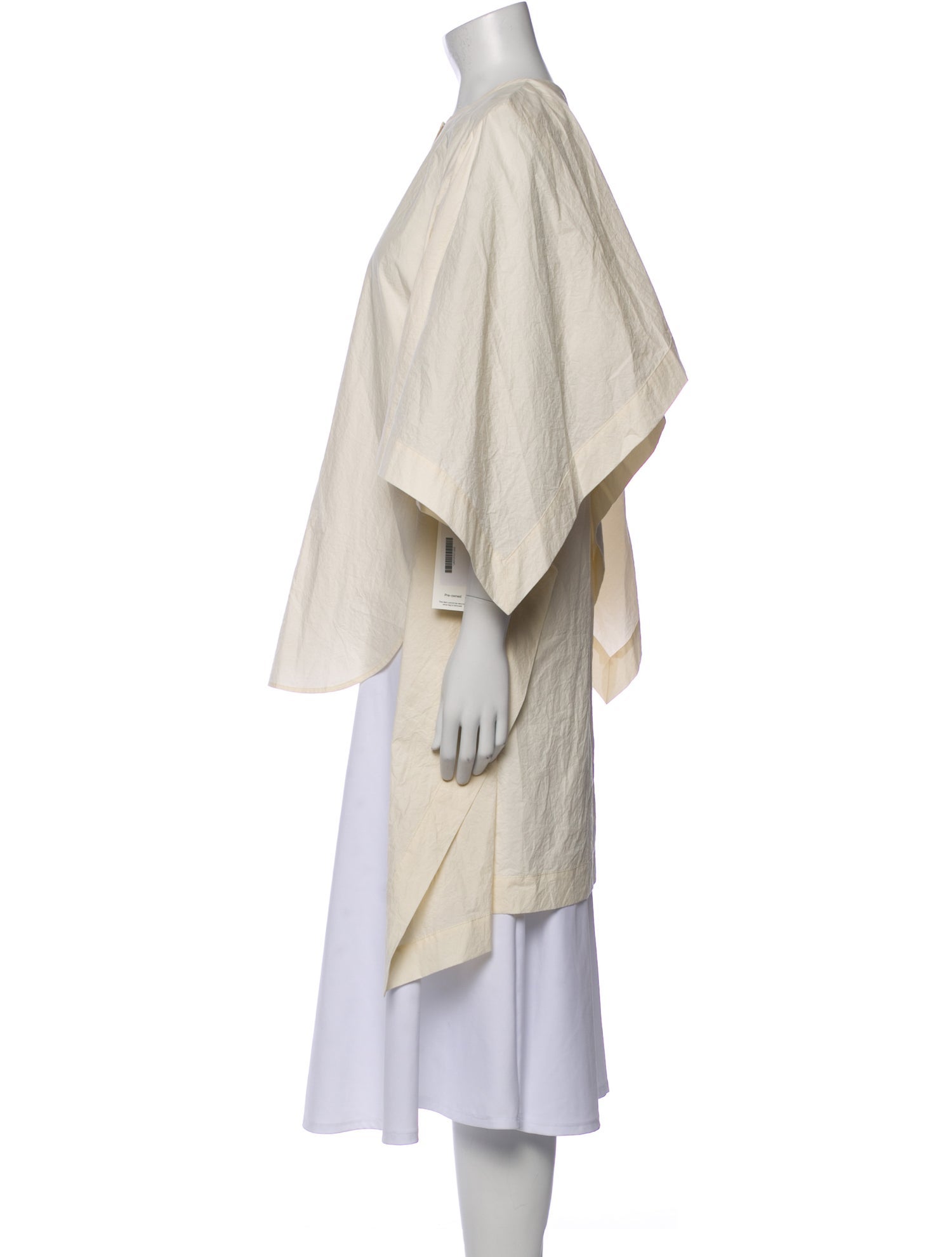 Uma Wang Bateau Neckline Three-Quarter Sleeve Tunic