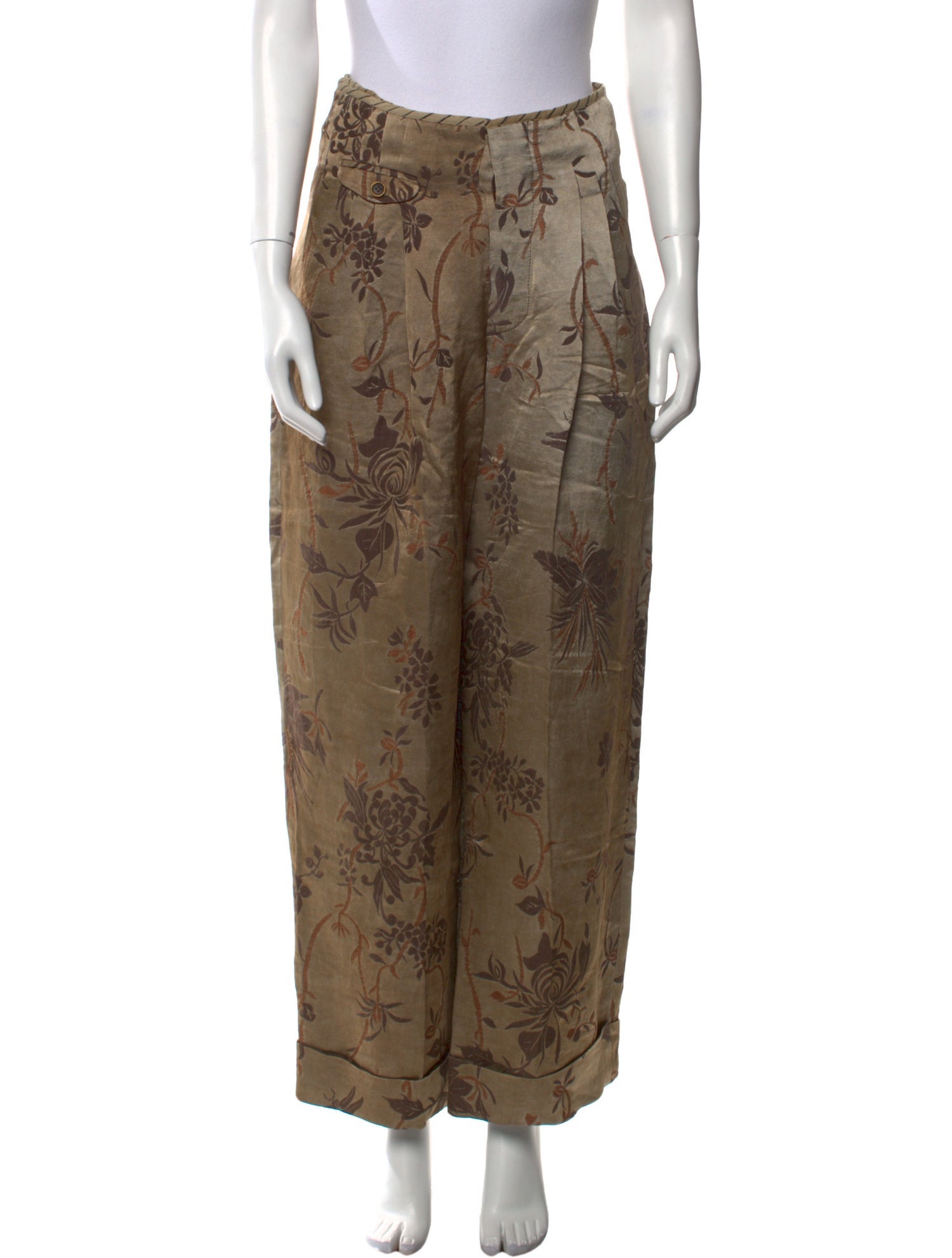 Uma Wang Linen Wide Leg Pants