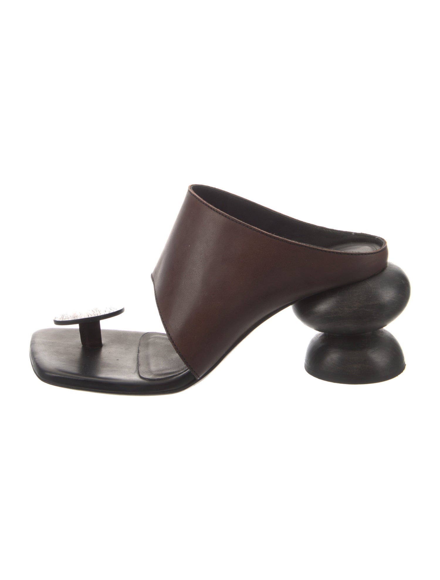 Uma Wang Leather Slides