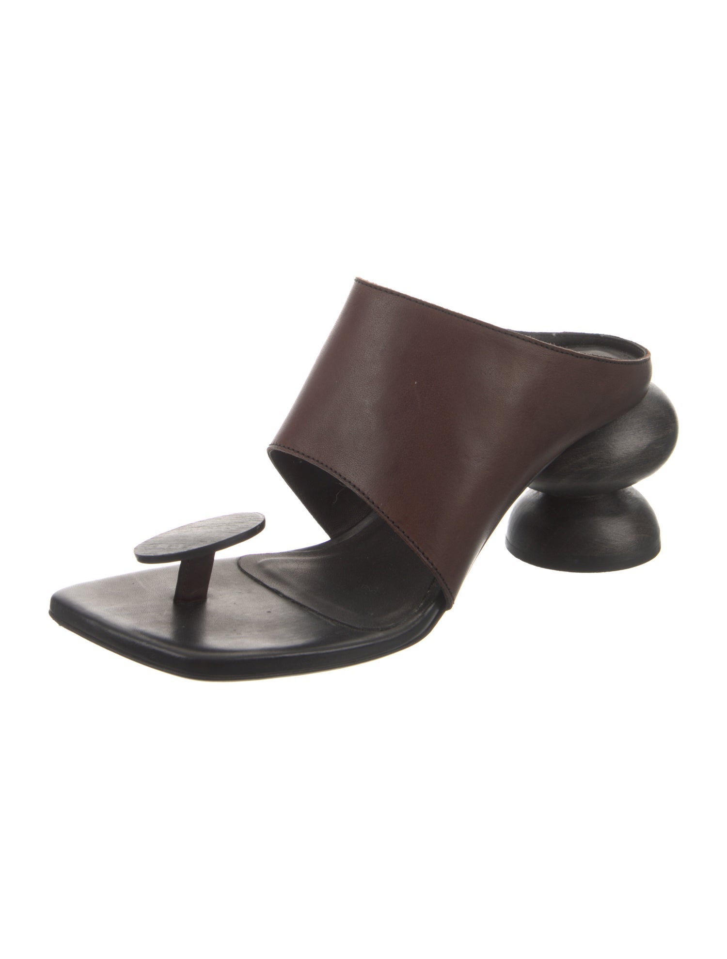 Uma Wang Leather Slides