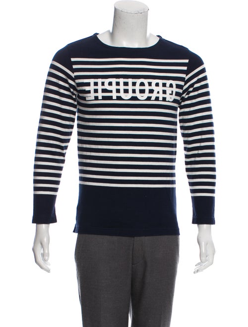Undercover Striped Groupie T-shirt navy