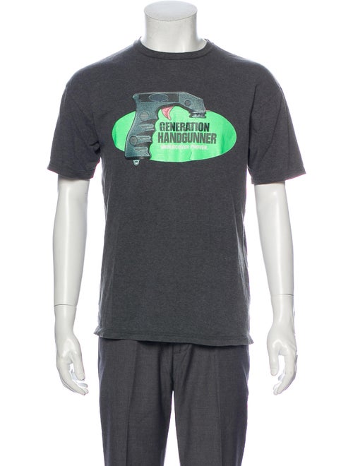 Undercover Graphic Print Crew Neck T-Shirt Grey