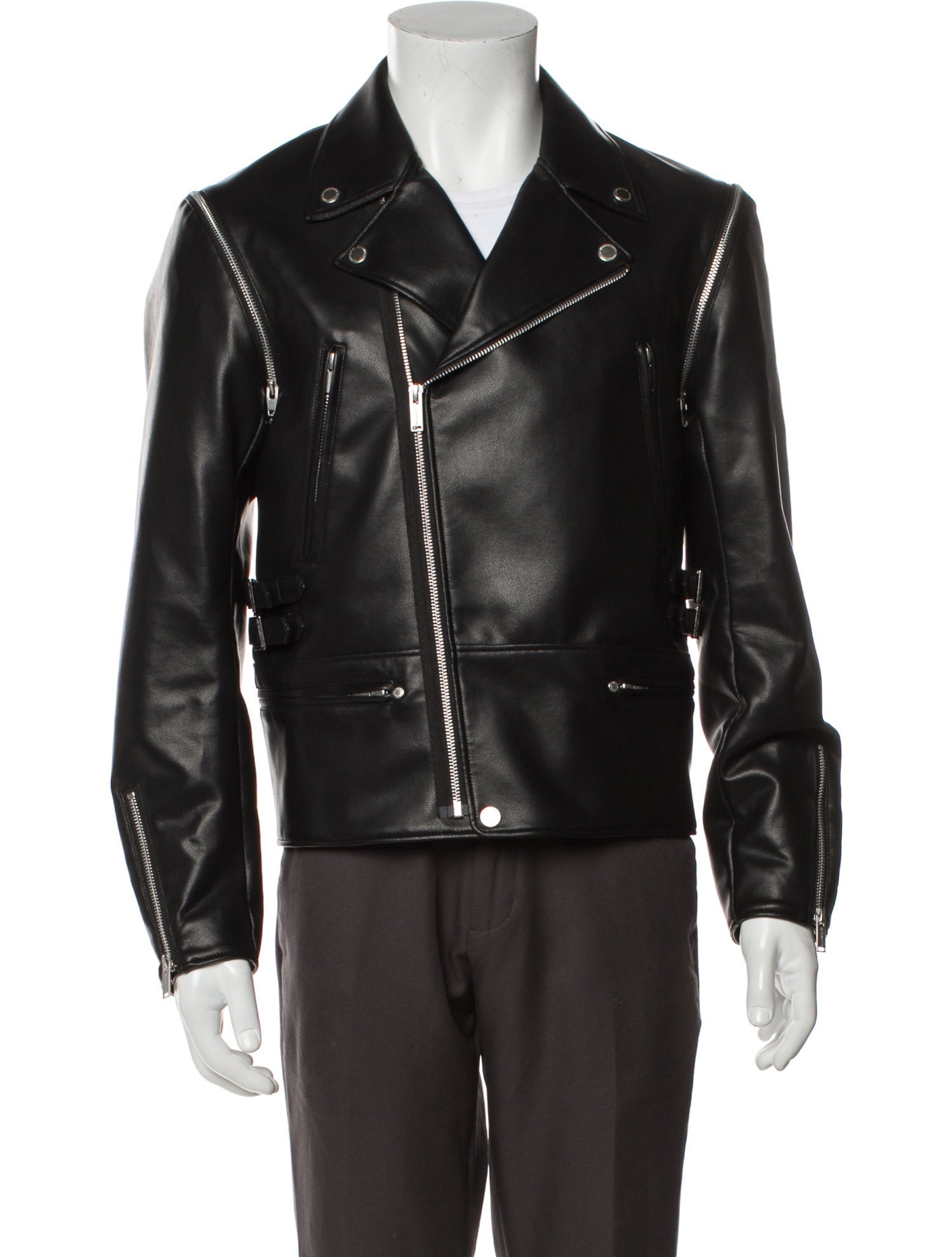 Undercover Faux Leather Moto Jacket