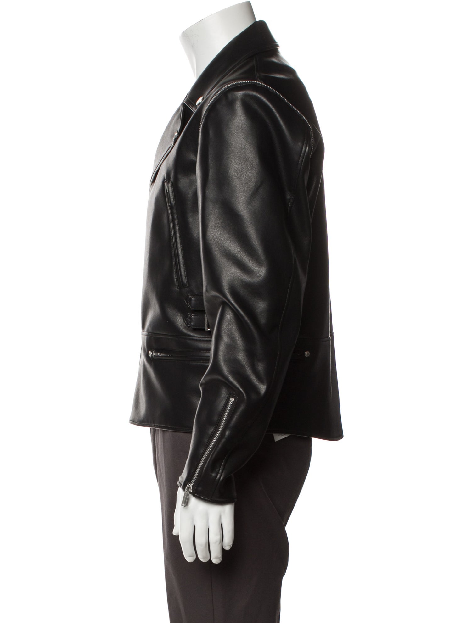 Undercover Faux Leather Moto Jacket