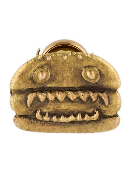 Undercover Burger Monster Brooch Pin