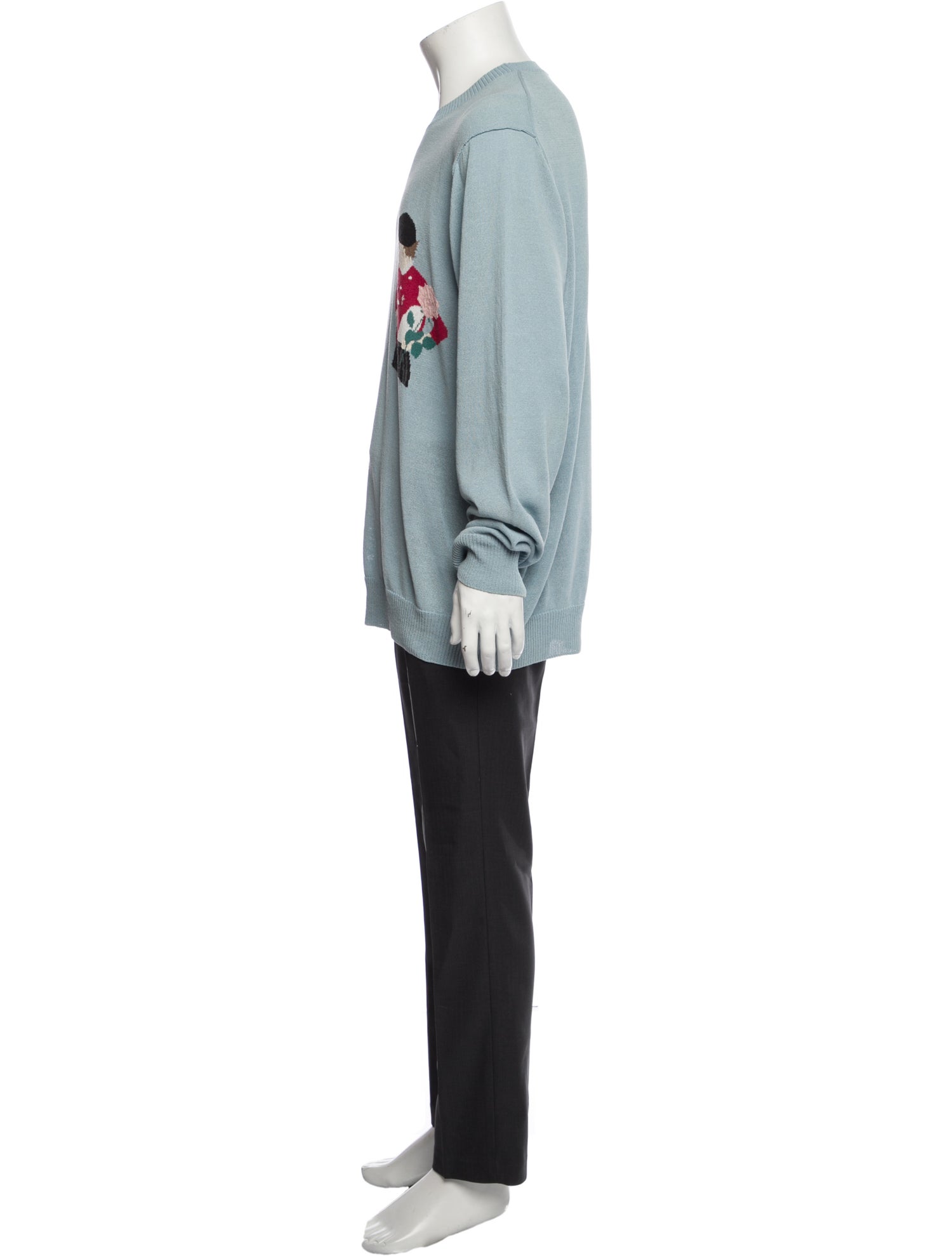 Back Print Crew Neck Pullover Top FER0054 main image 1