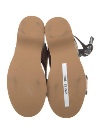 Undercover Animal Print Glitter Accents Espadrilles