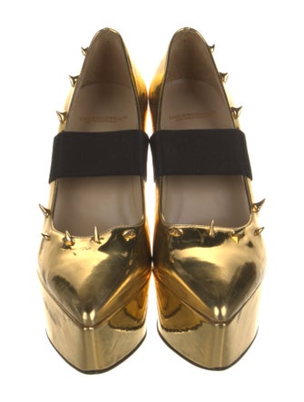 Undercover Patent Leather Studded Accents Pumps