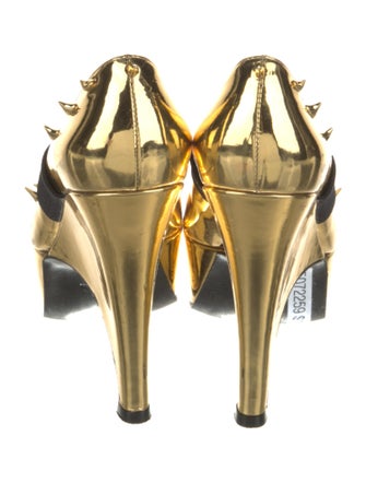 Undercover Patent Leather Studded Accents Pumps