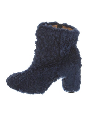 Undercover Shearling Combat Boots