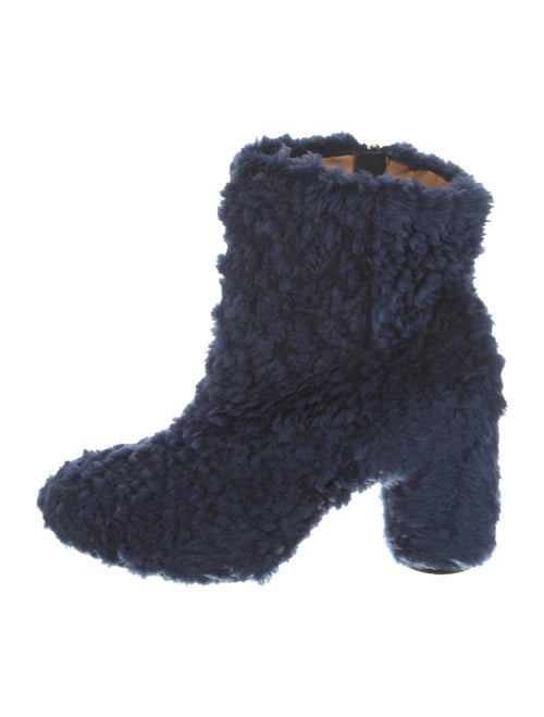 Undercover Shearling Combat Boots