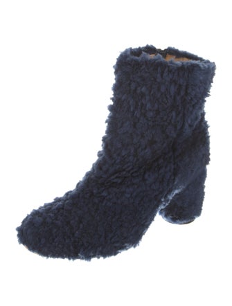 Undercover Shearling Combat Boots