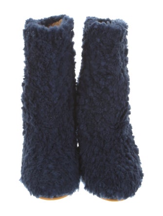 Undercover Shearling Combat Boots