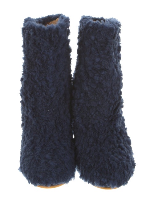 Undercover Shearling Combat Boots