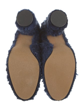 Undercover Shearling Combat Boots