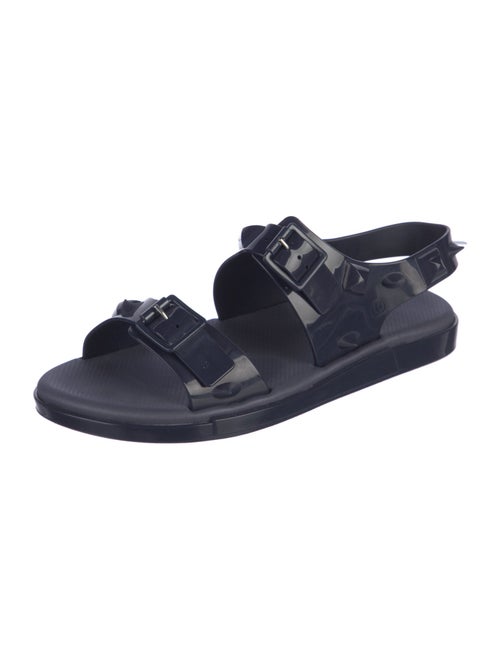 Undercover Rubber Slingback Sandals