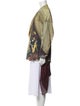 Undercover Linen Graphic Print Jacket