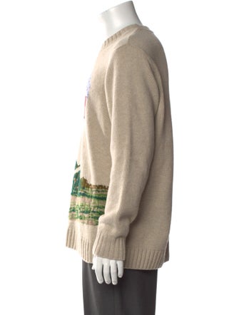 Undercover Wool Graphic Print Pullover