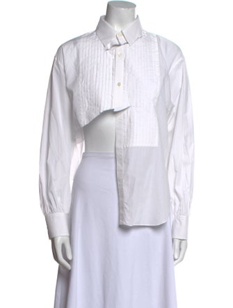 Undercover Long Sleeve Button-Up Top