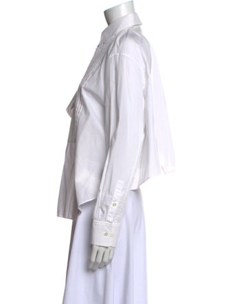 Undercover Long Sleeve Button-Up Top