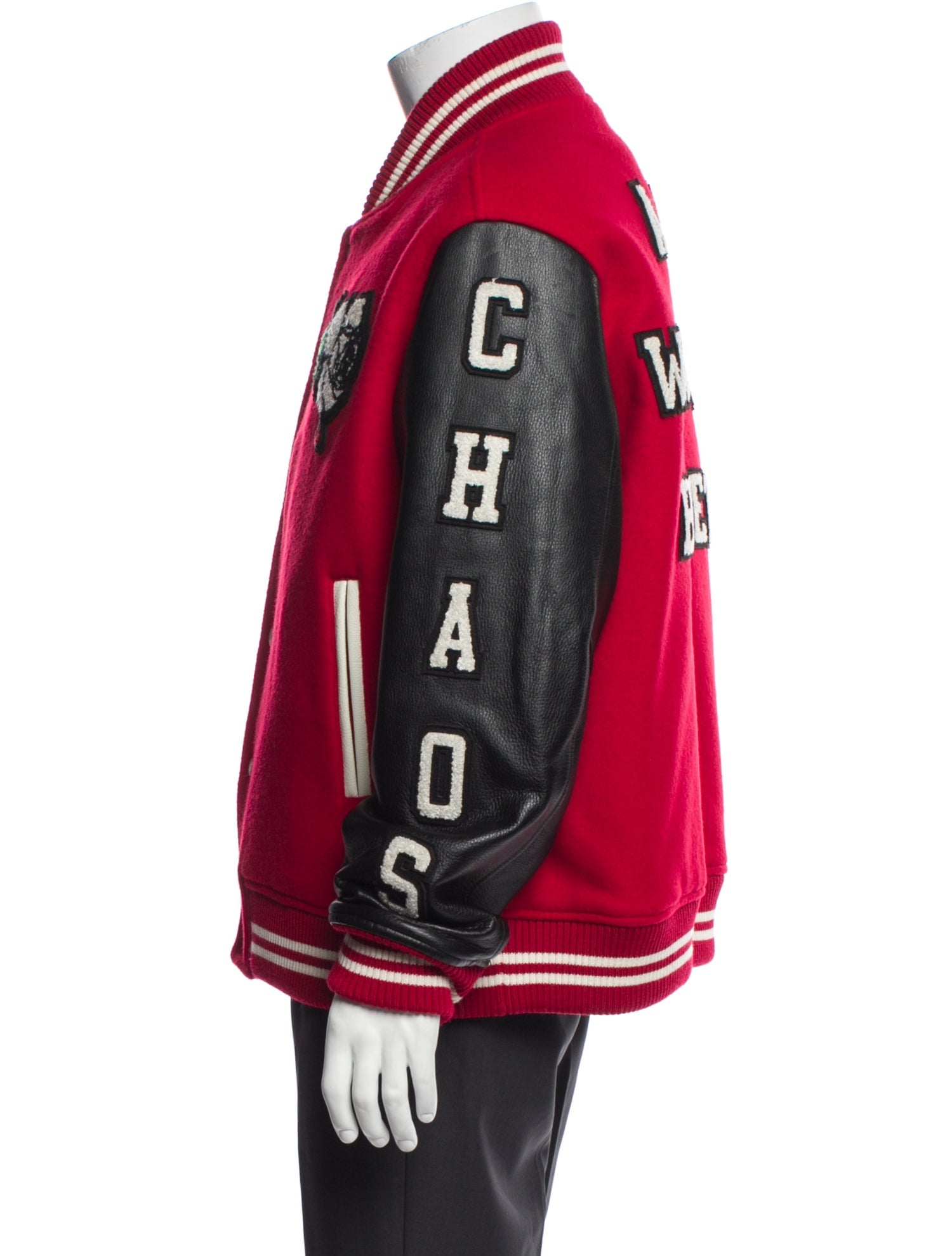 Undercover Wool Striped Varsity Jacket w/ Tags