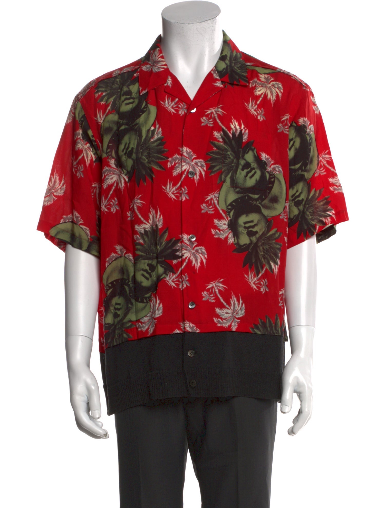 Undercover Printed Short Sleeve Shirt