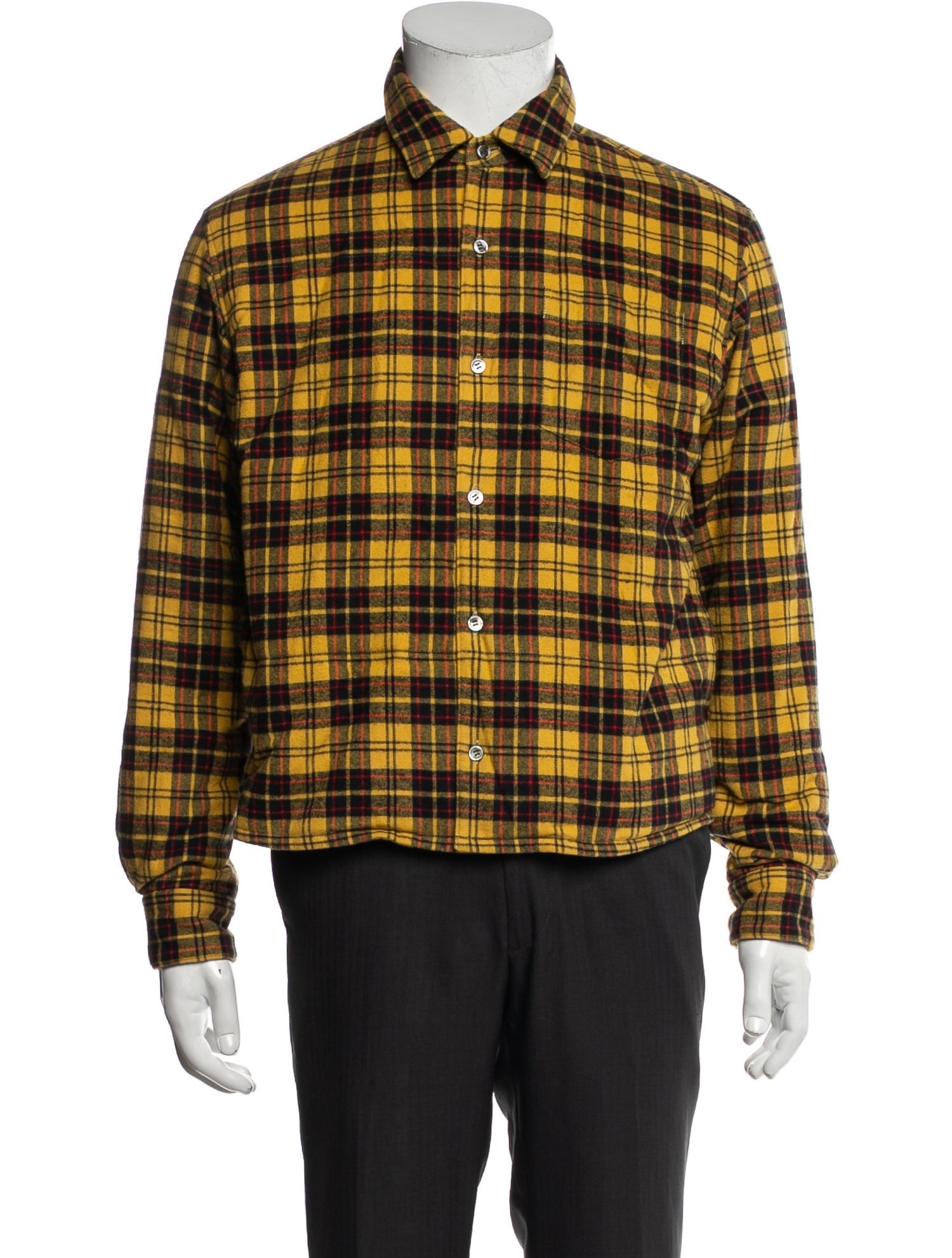 Undercover Plaid Print Trucker Jacket