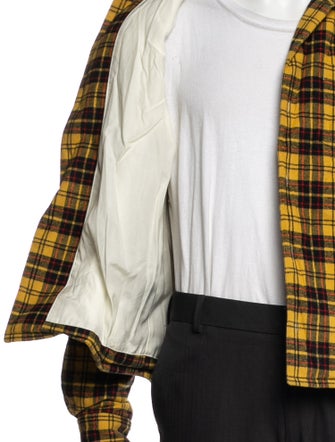 Undercover Plaid Print Trucker Jacket