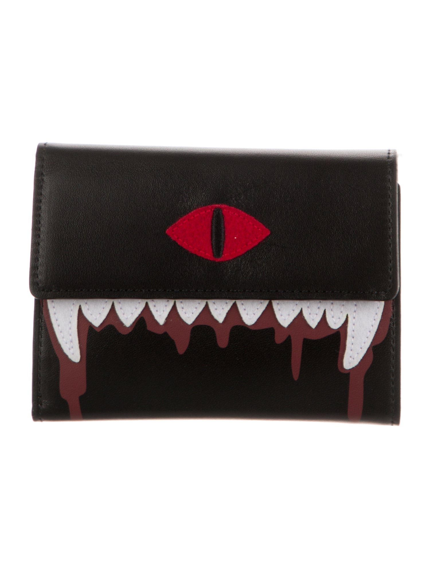 Undercover Leather Printed Compact Wallet