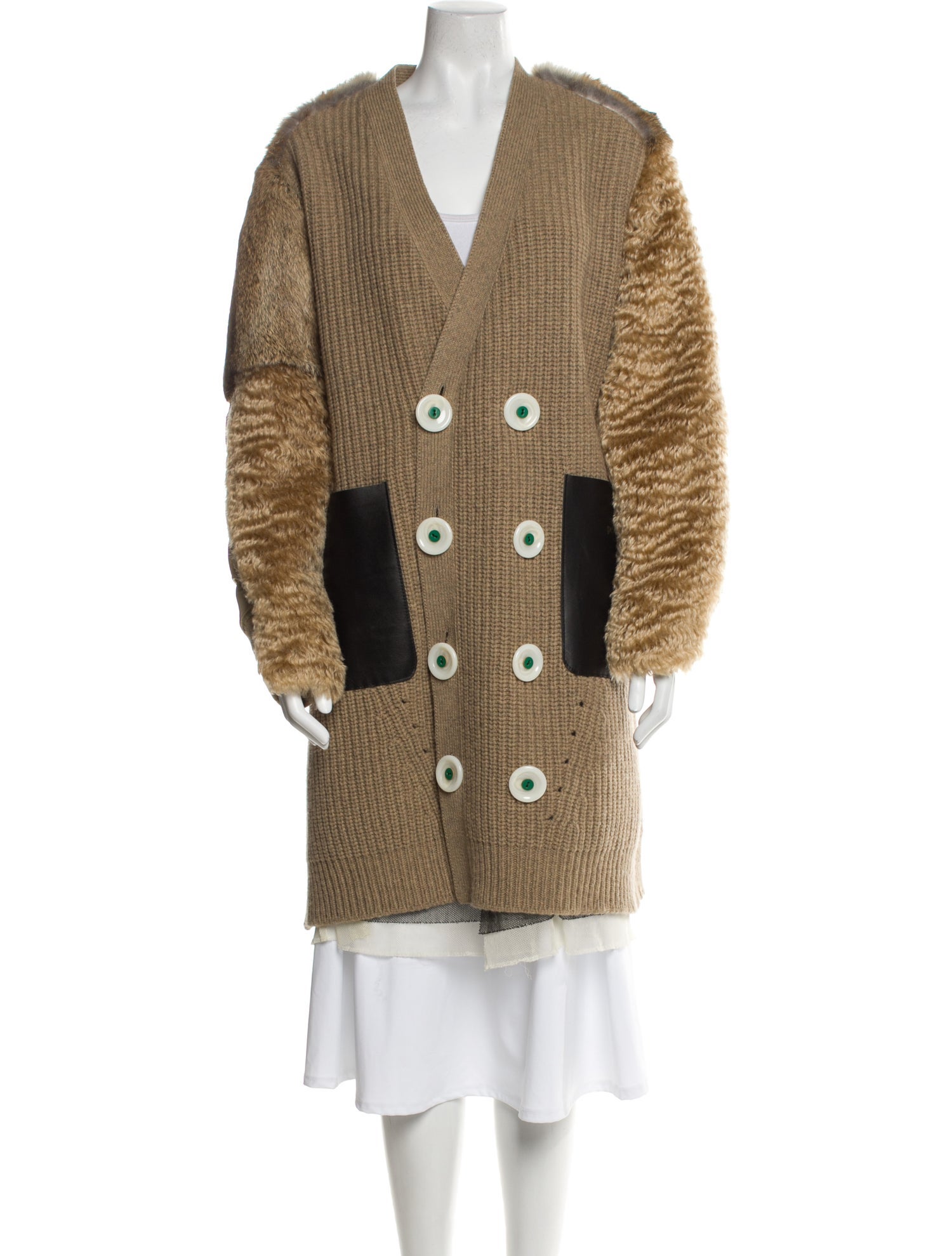 Undercover 2016 Wool Fur Coat