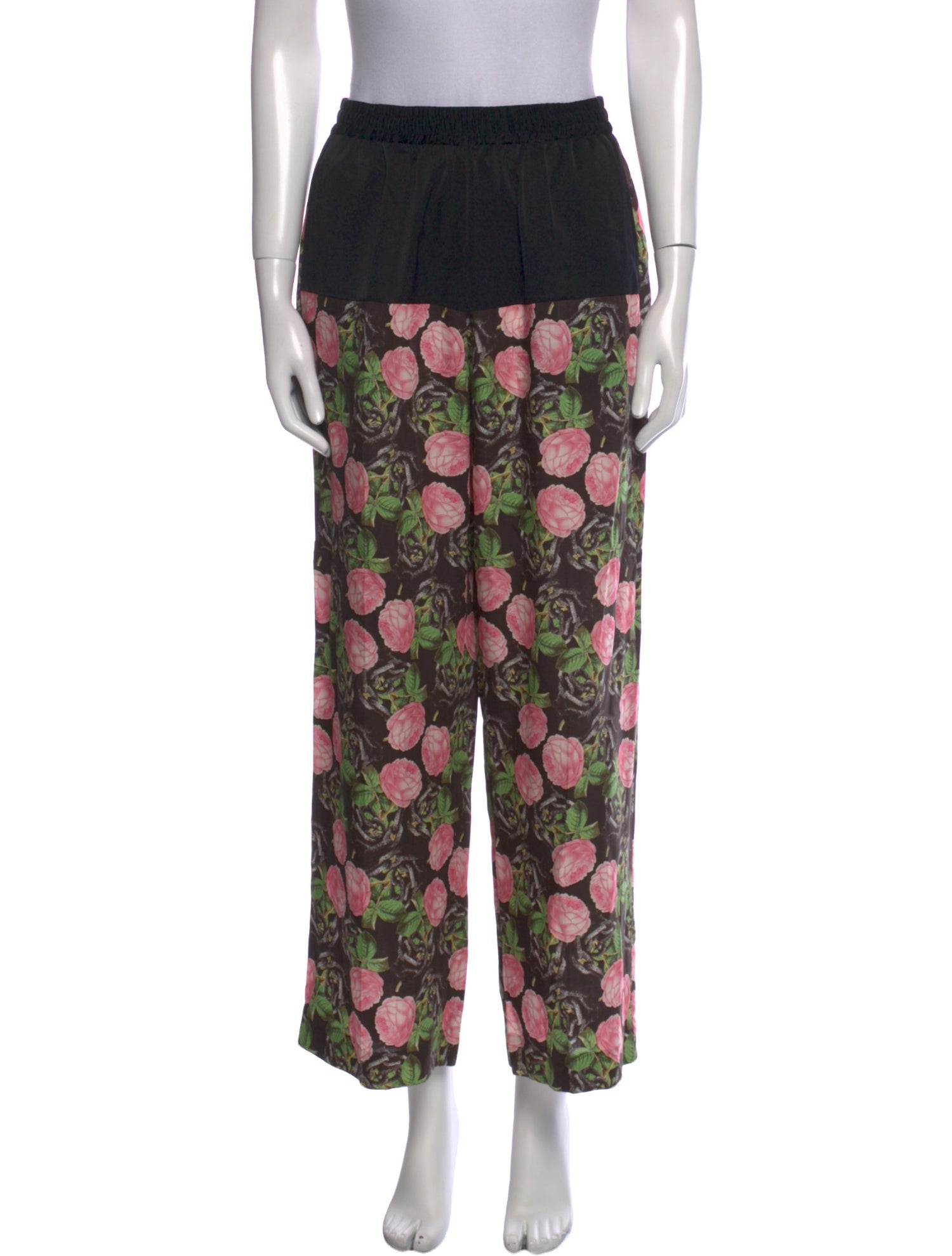 Undercover Floral Print Wide Leg Pants