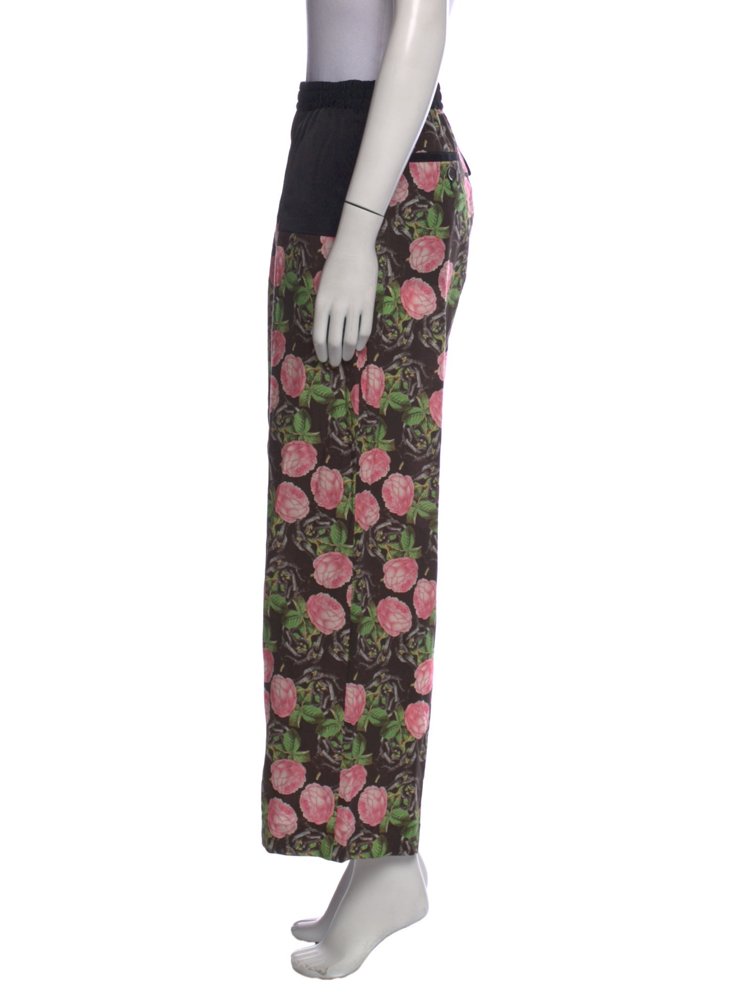 Undercover Floral Print Wide Leg Pants