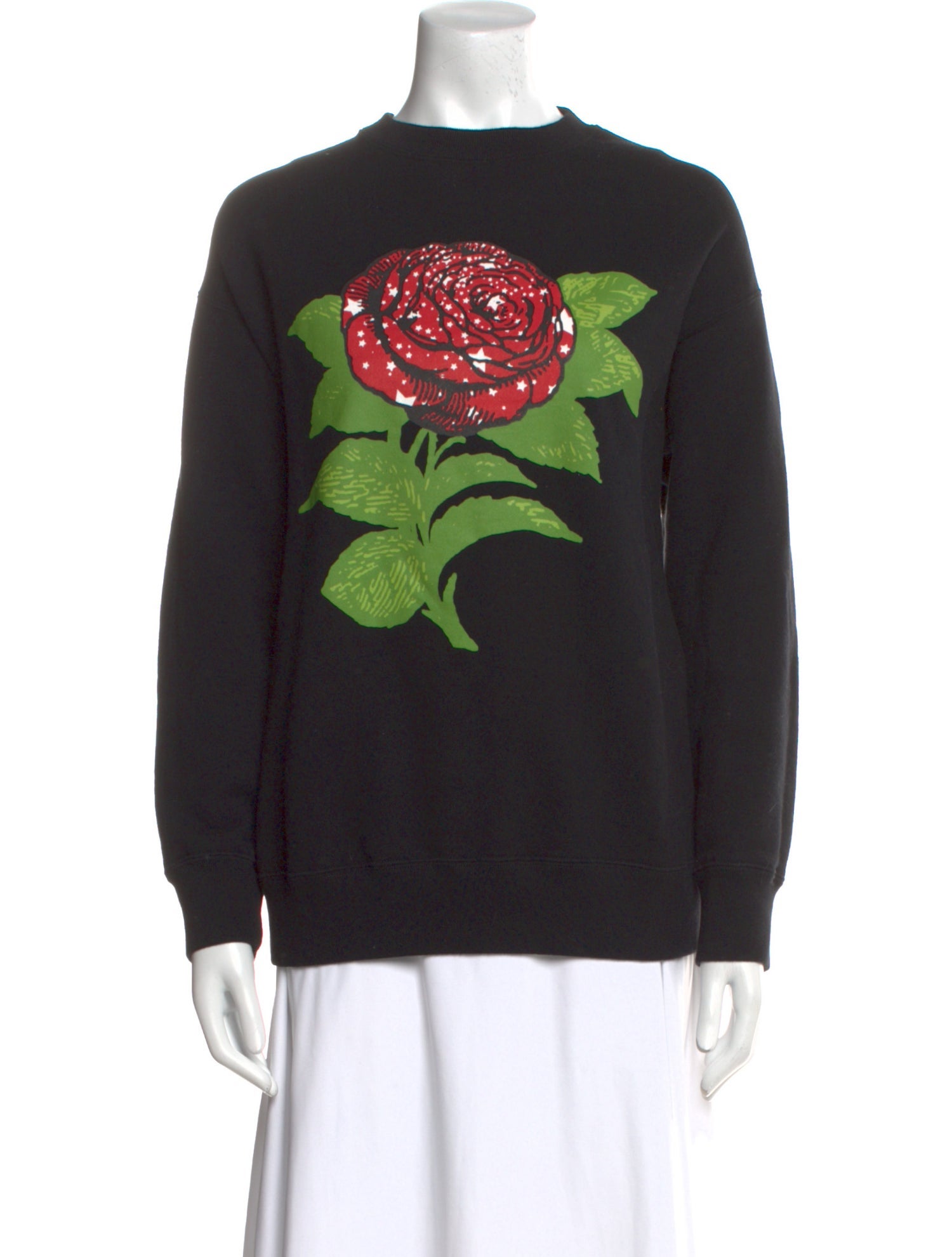 Undercover Graphic Print Mock Neck Sweatshirt