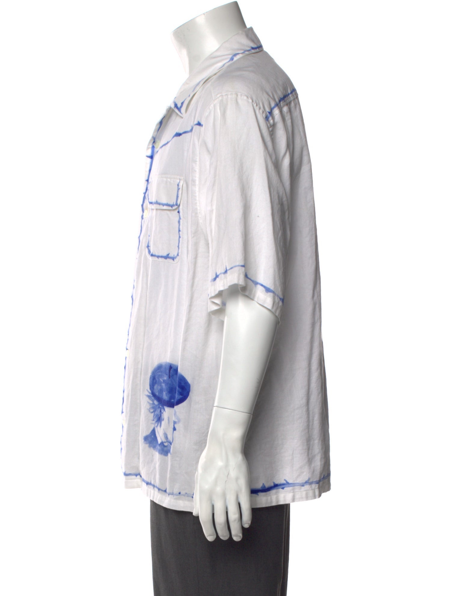 Undercover Printed Short Sleeve Shirt