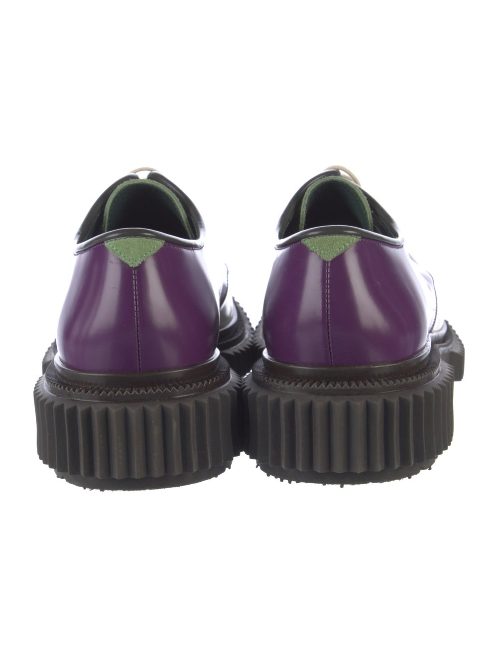 Undercover Leather Colorblock Pattern Sneakers - image 4