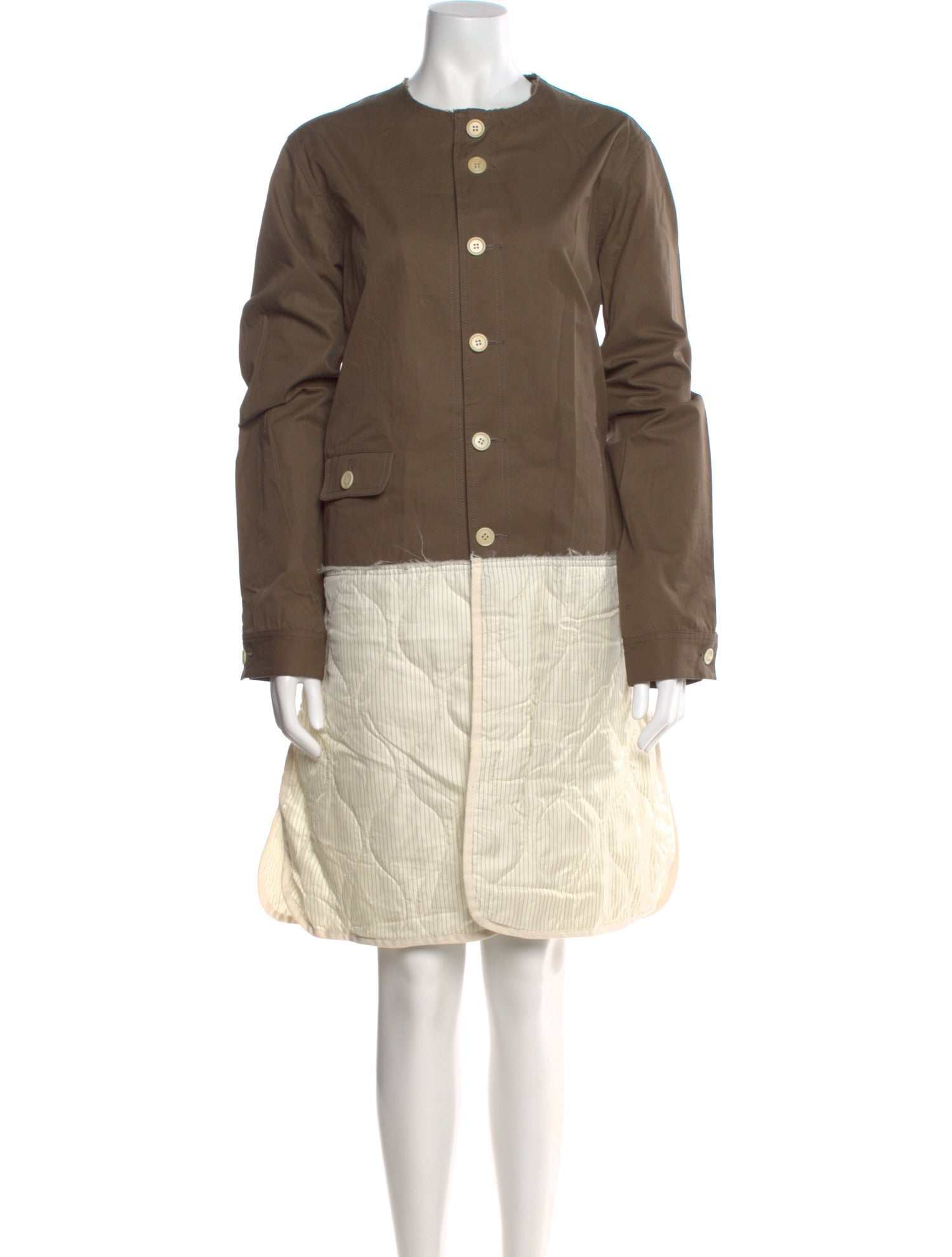 Undercover Crew Neck Knee-Length Dress