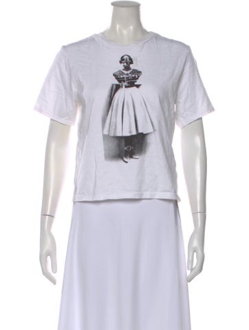 Pre-owned Undercover Graphic Print Crew Neck T-shirt In White