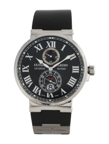 Pre-owned Ulysse Nardin Marine Chronometer Watch In Multi