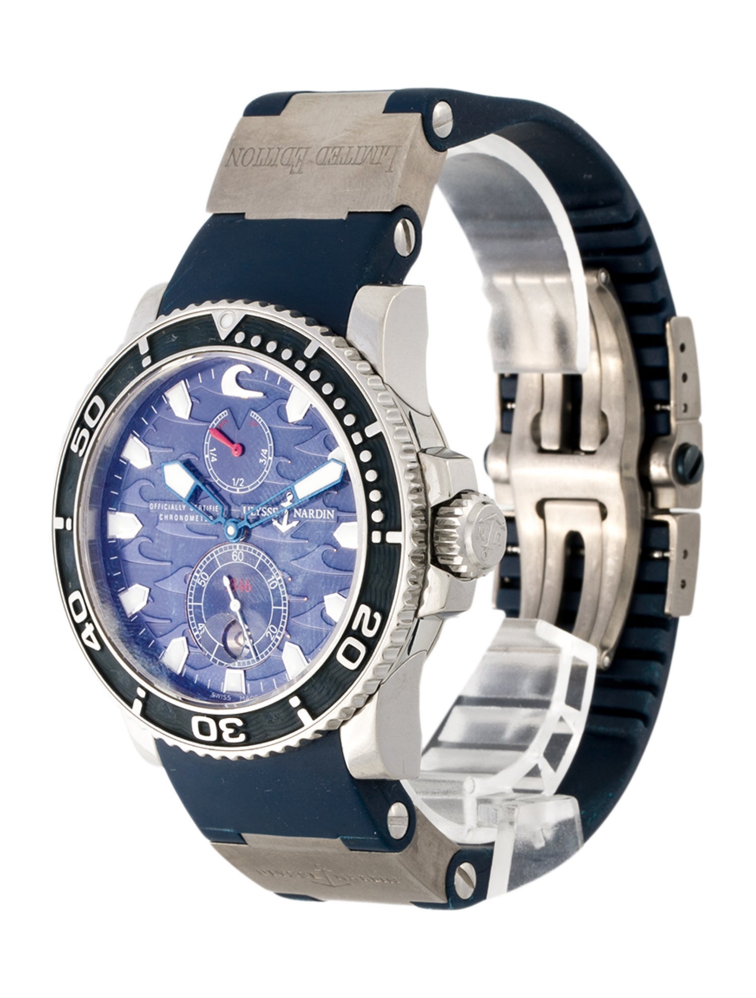 Ulysse Nardin Maxi Marine Diver Blue Surf Watch