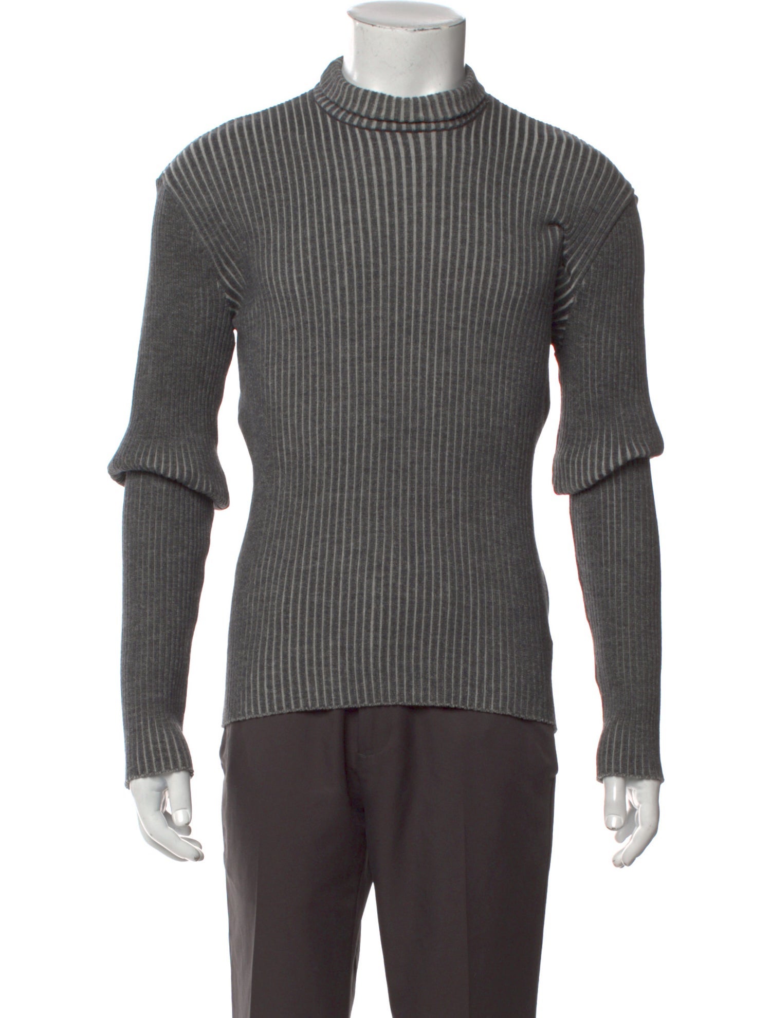 Uniforme Paris Merino Wool Mock Neck Pullover