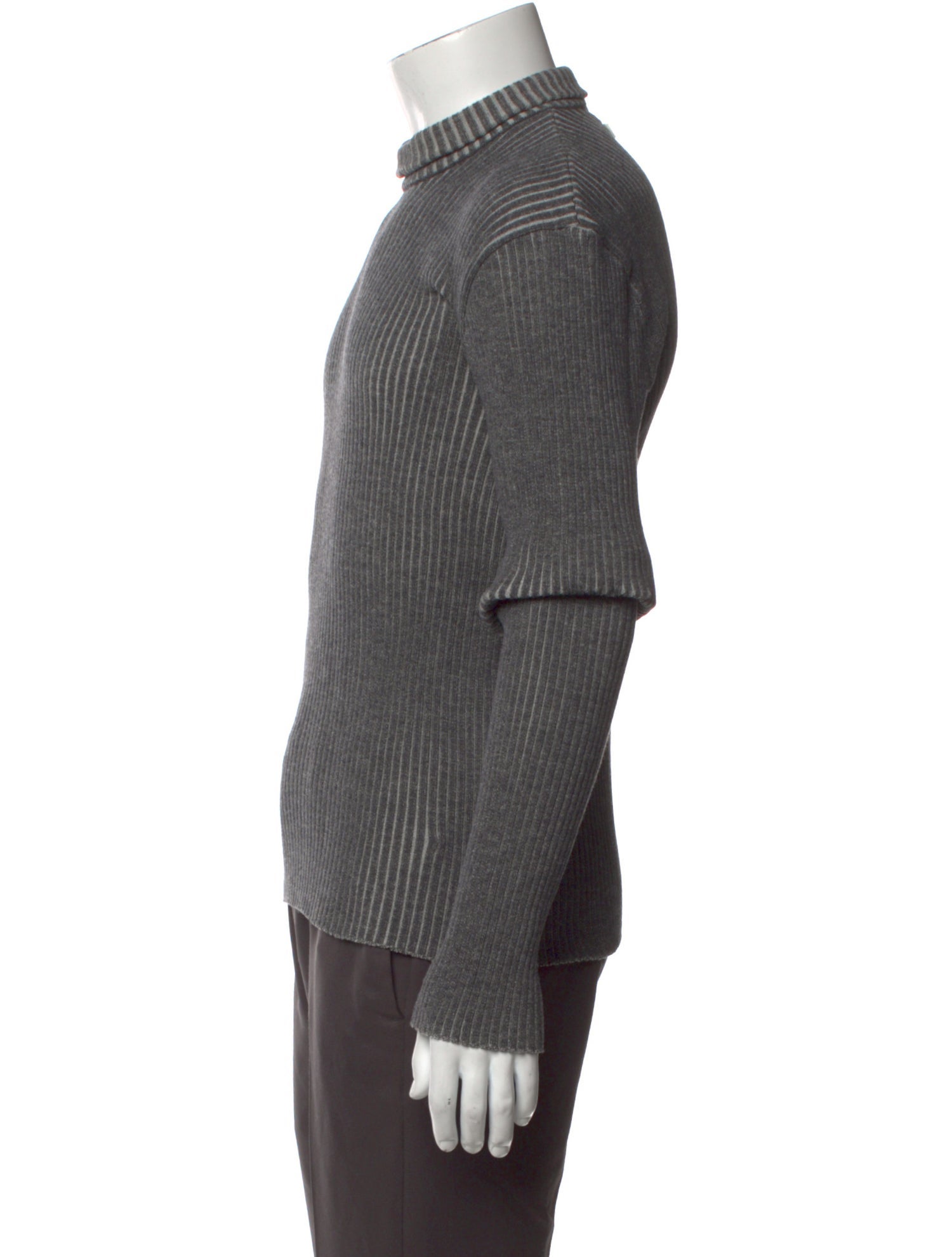 Uniforme Paris Merino Wool Mock Neck Pullover